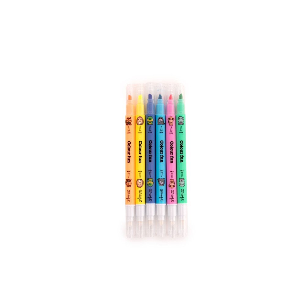 Set de 6 subrayadores borrables Wonder