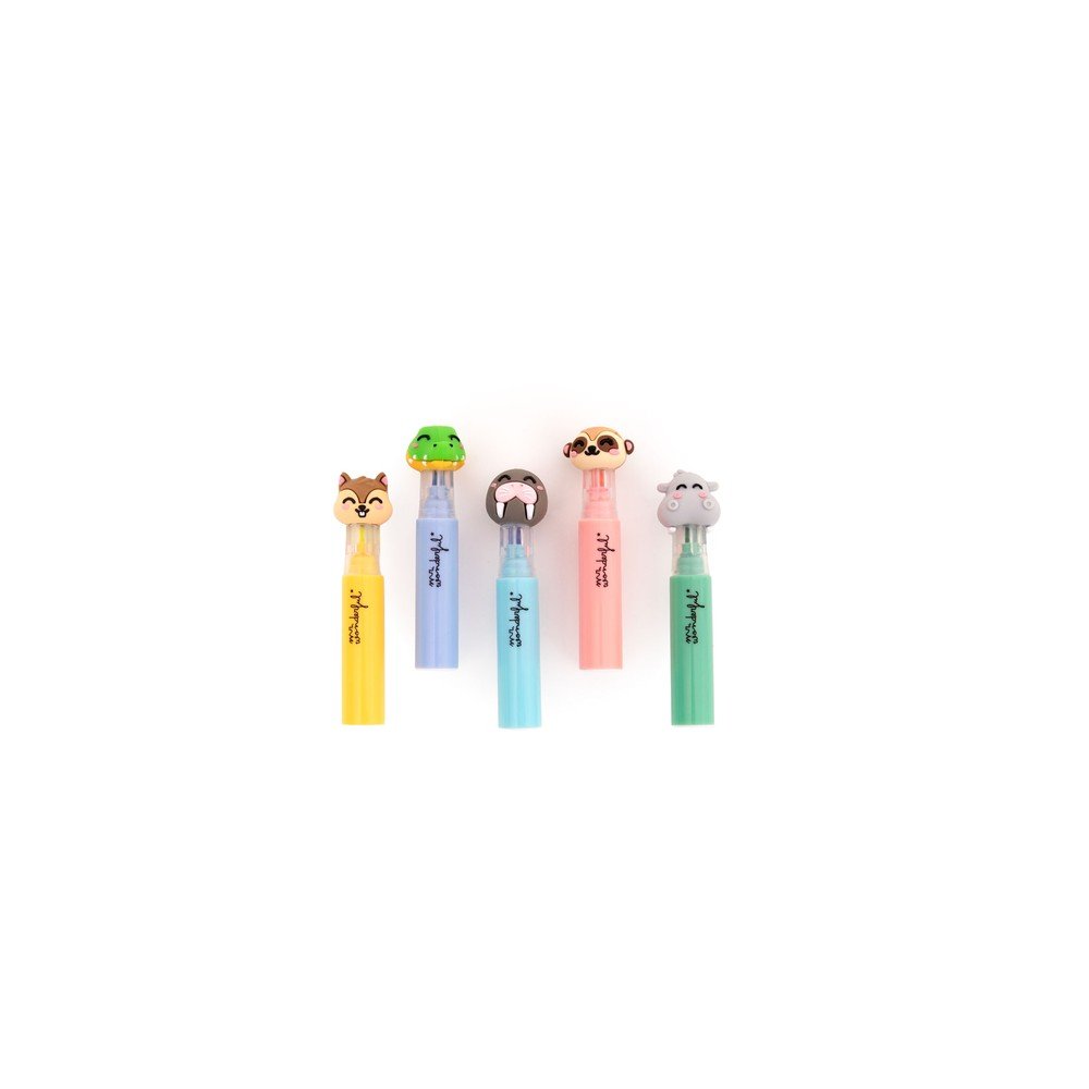 Set de 5 minisubrayadores Wonder Comic Mr Wonderful