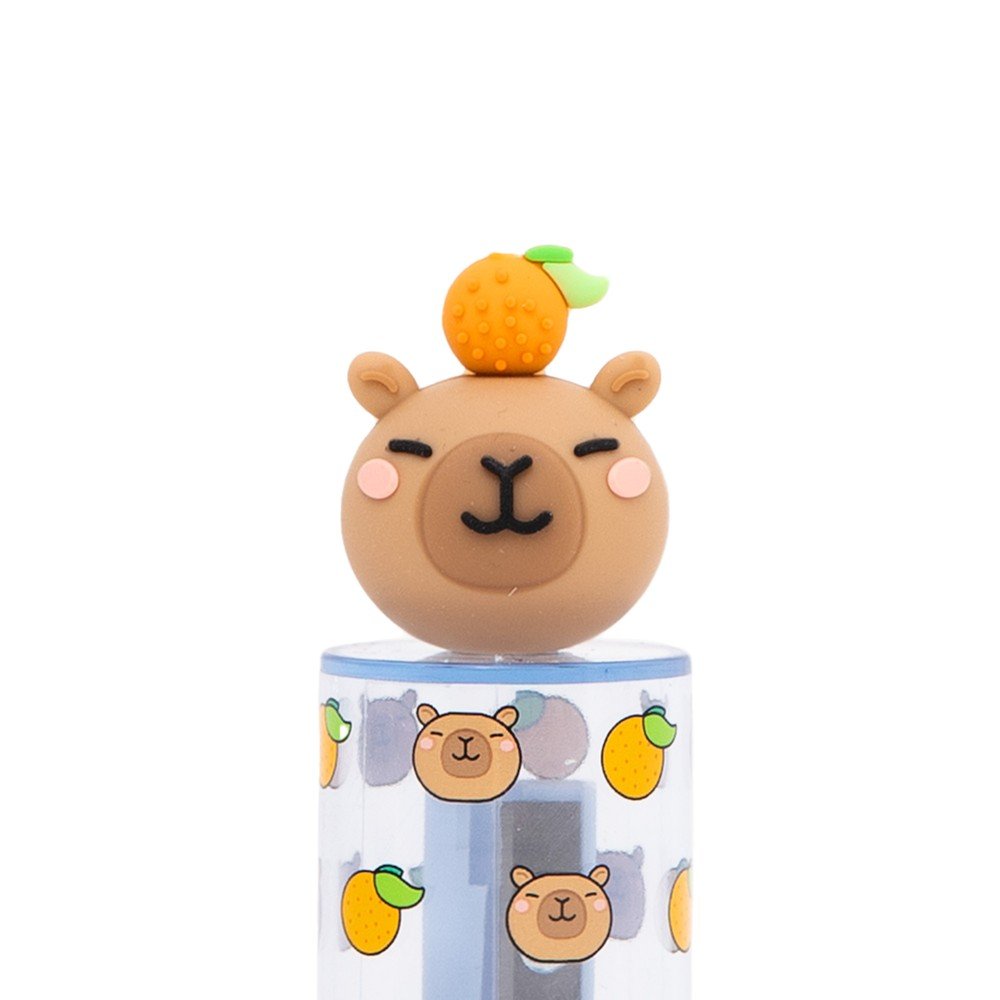 Sacapuntas con depósito Capibara Mr Wonderful, pack 10 uds