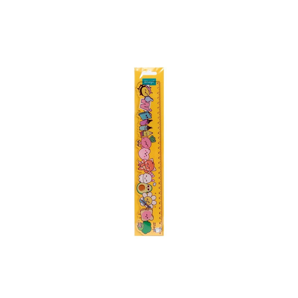 Regla de 30 cm Transparente Wonder Comic MR Wonderful