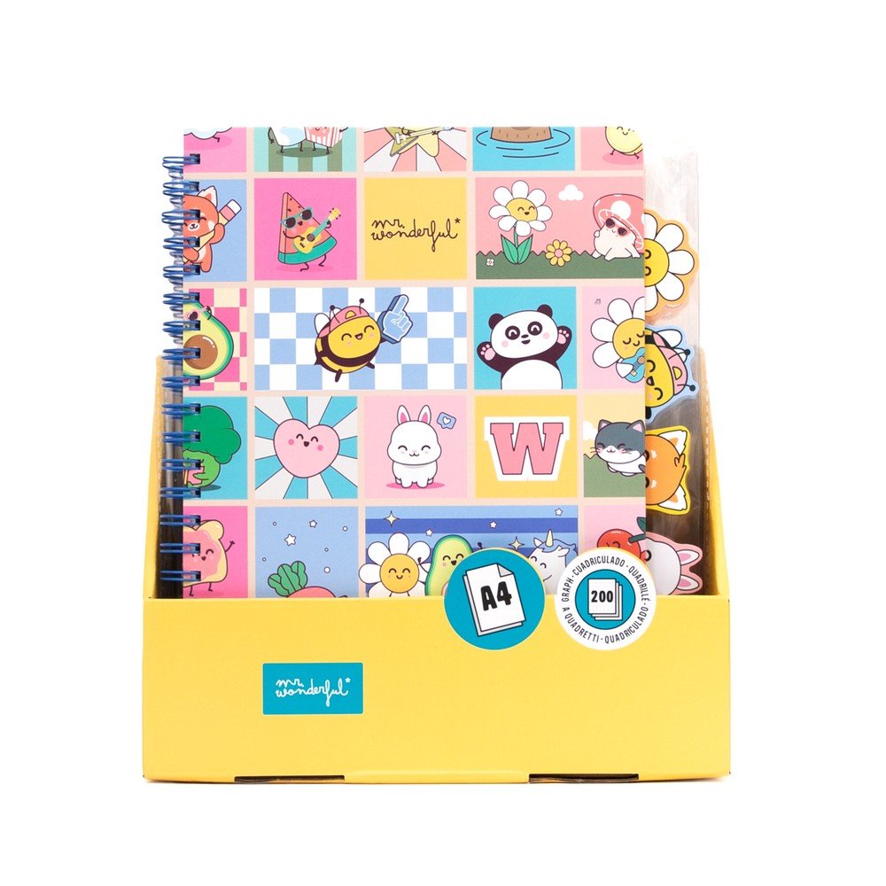 Libreta A4 con separadores Wonder Comic | Mr Wonderful