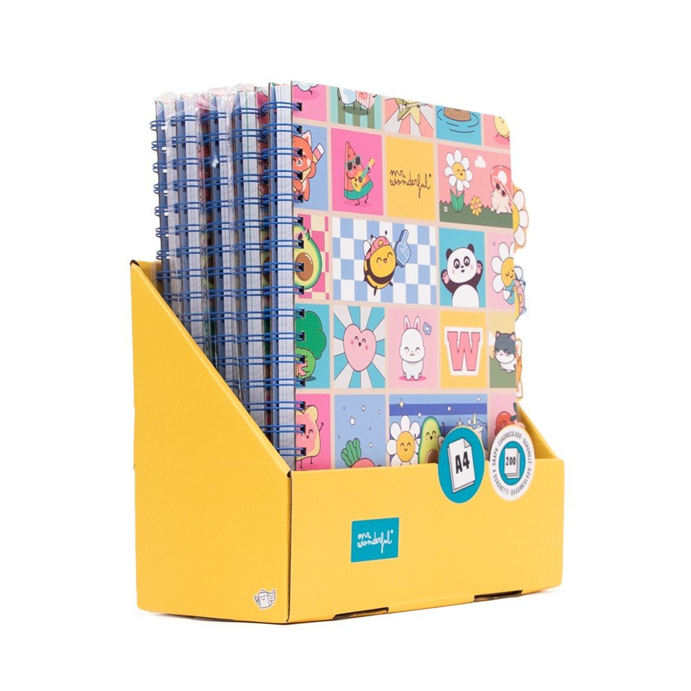 Libreta A4 con separadores Wonder Comic | Mr Wonderful