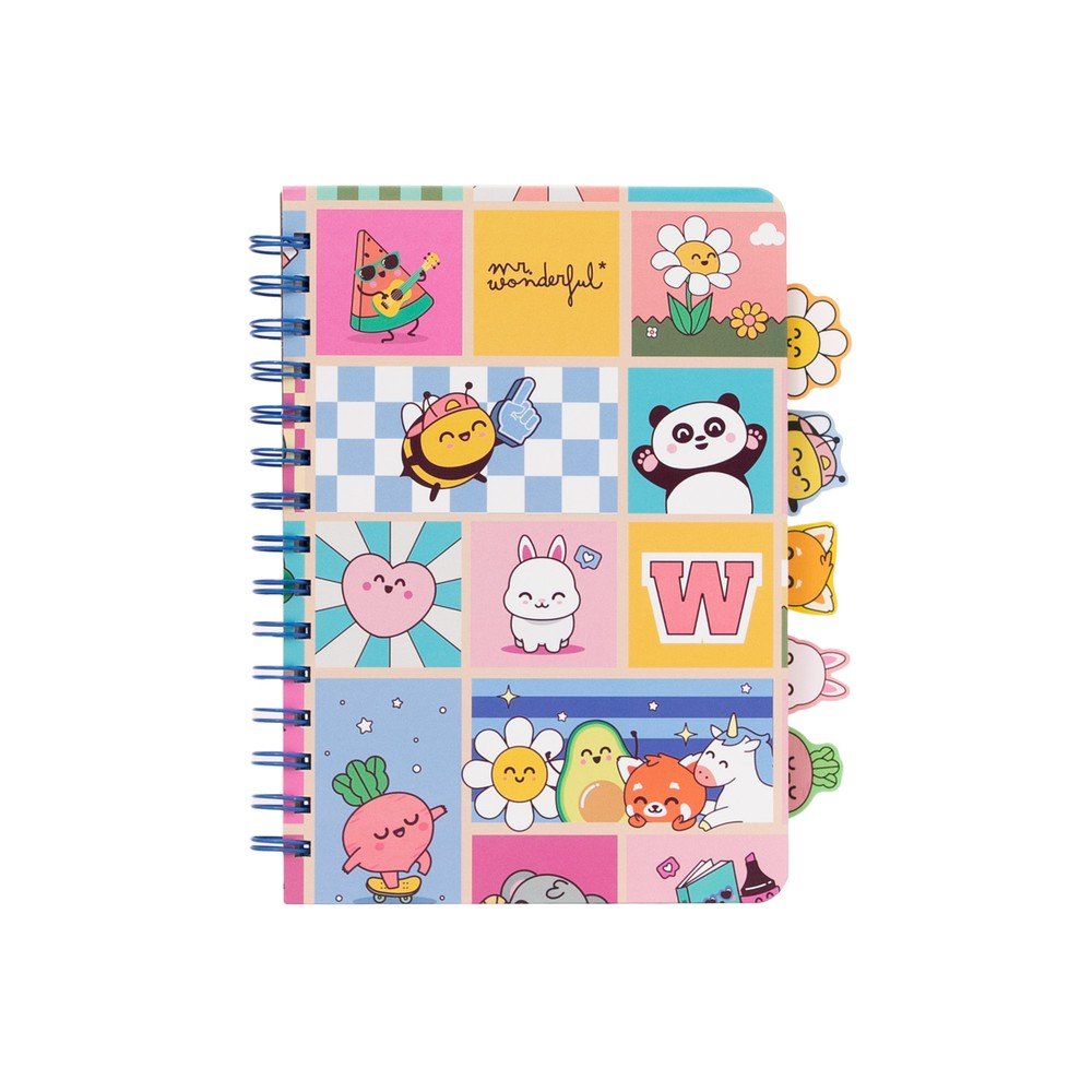 Libreta A5 con separadores Wonder Comic