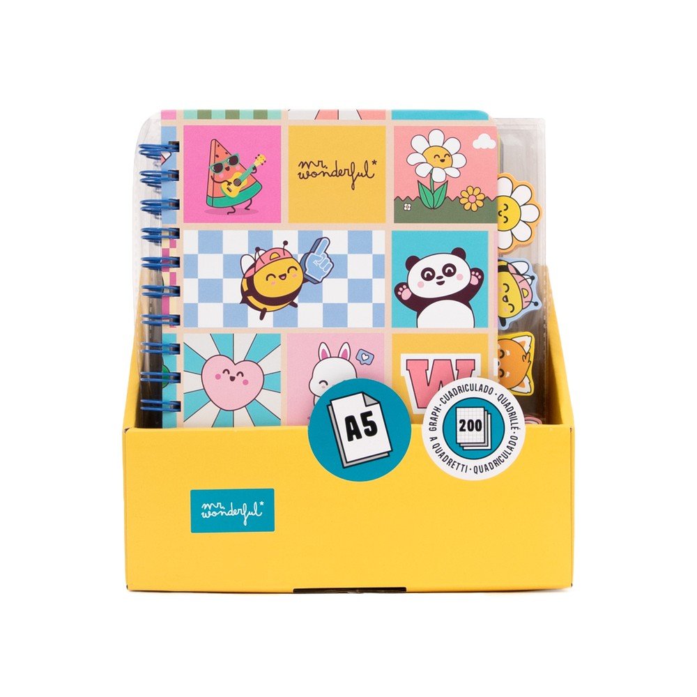 Libreta A5 con separadores Wonder Comic
