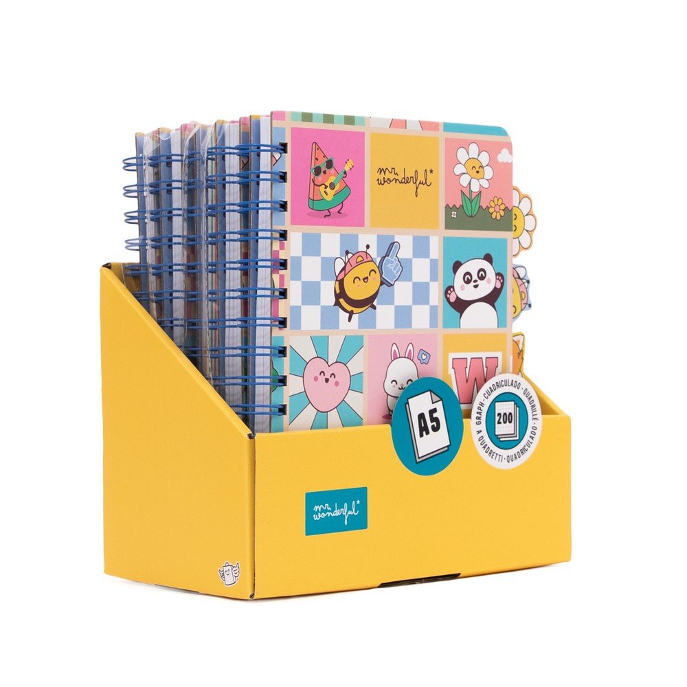 Libreta A5 con separadores Wonder Comic
