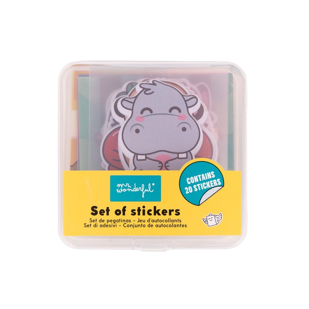 Cajita de Pegatinas Wonder Comic Marca Mr Wonderful Imagen principal del producto