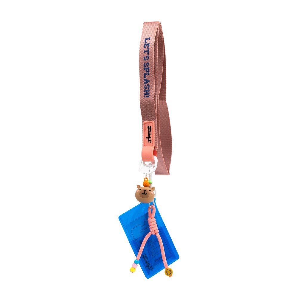 Cinta Lanyard con Tarjetero Capibara Marca MR Wonderful Imagen principal del producto