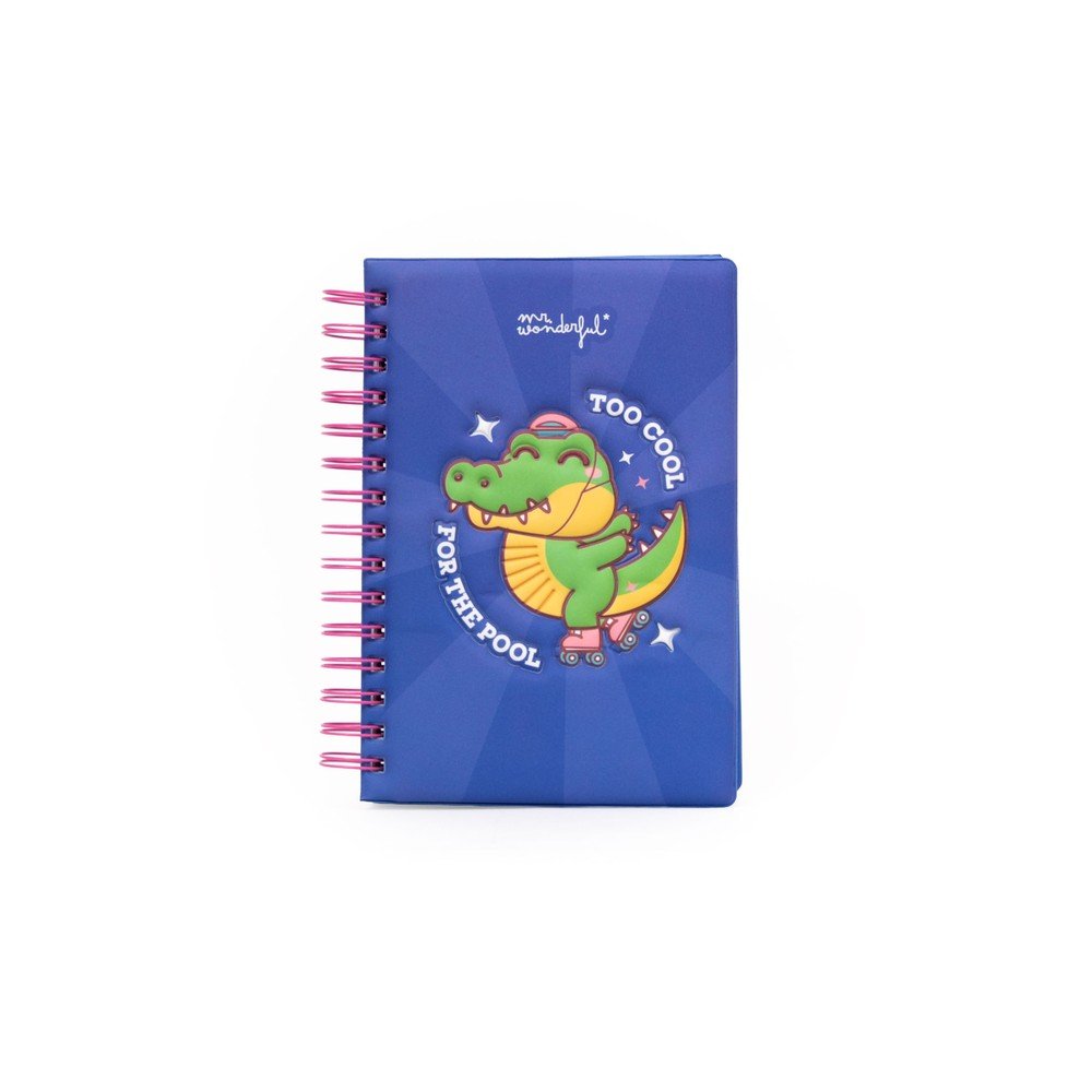 Libreta A5 portada cocodrilo Mr Wonderful