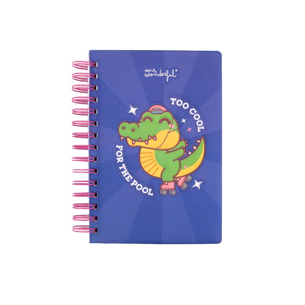 Libreta A5 portada cocodrilo Mr Wonderful
