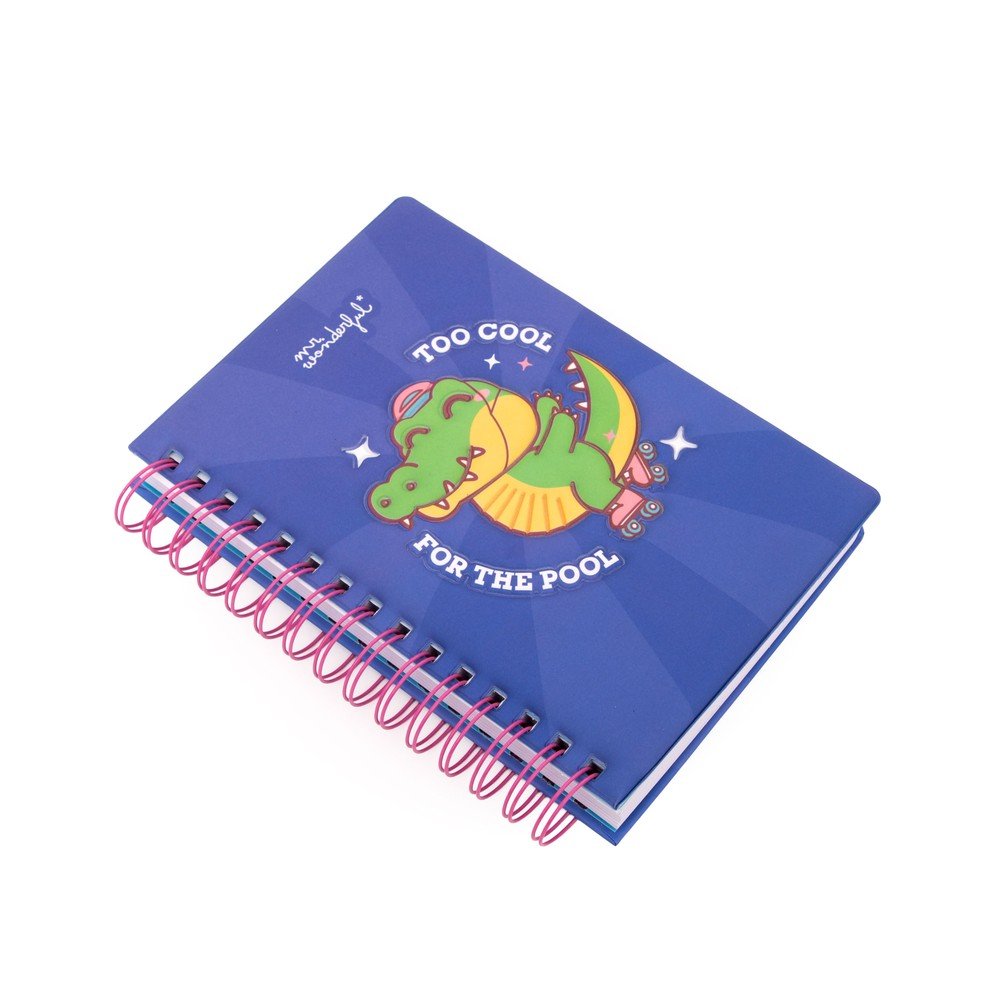 Libreta A5 portada cocodrilo Mr Wonderful