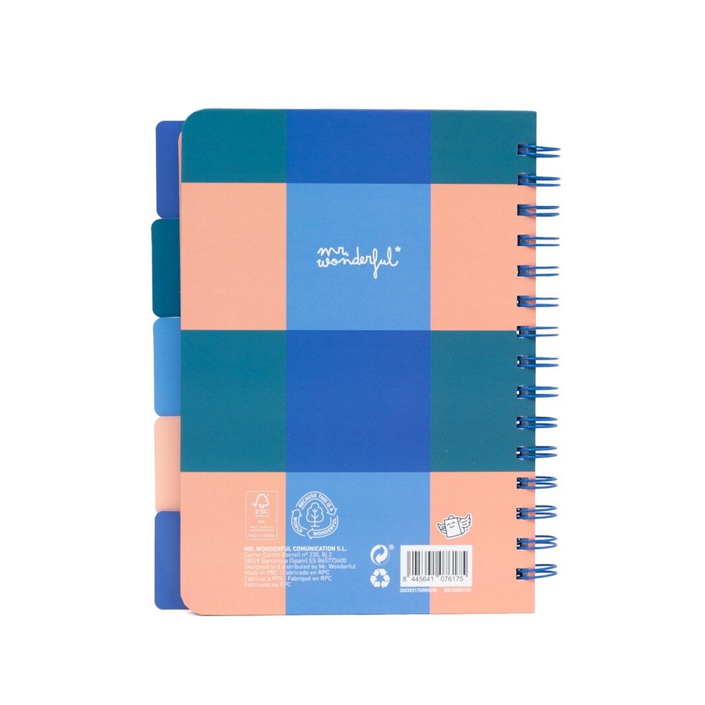 Libreta A5 con separadores After Class Slay All Day MR WONDERFUL