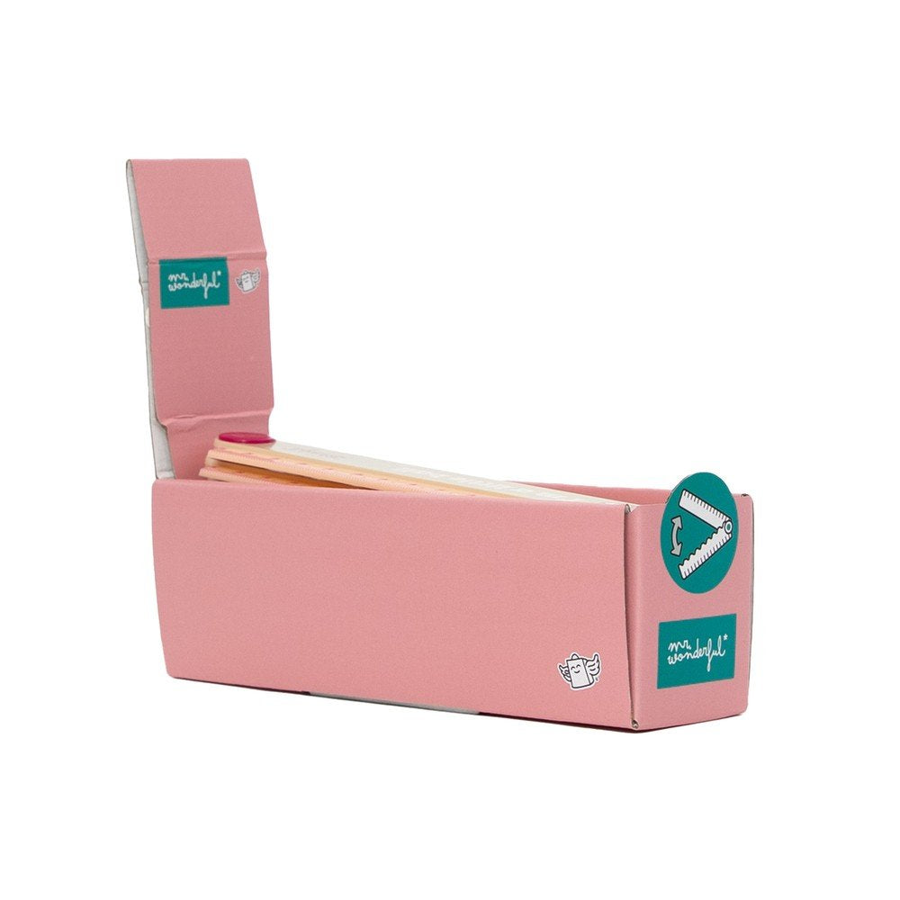 Regla plegable 30 cm MR WONDERFUL, pack 12 unidades