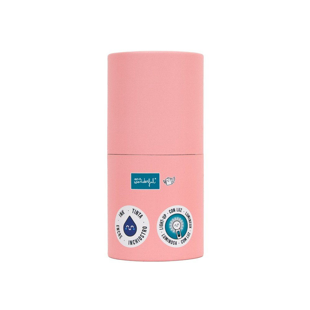 Bolígrafo con luz Erizo Tiny Hug Mr Wonderful, pack 10 ud