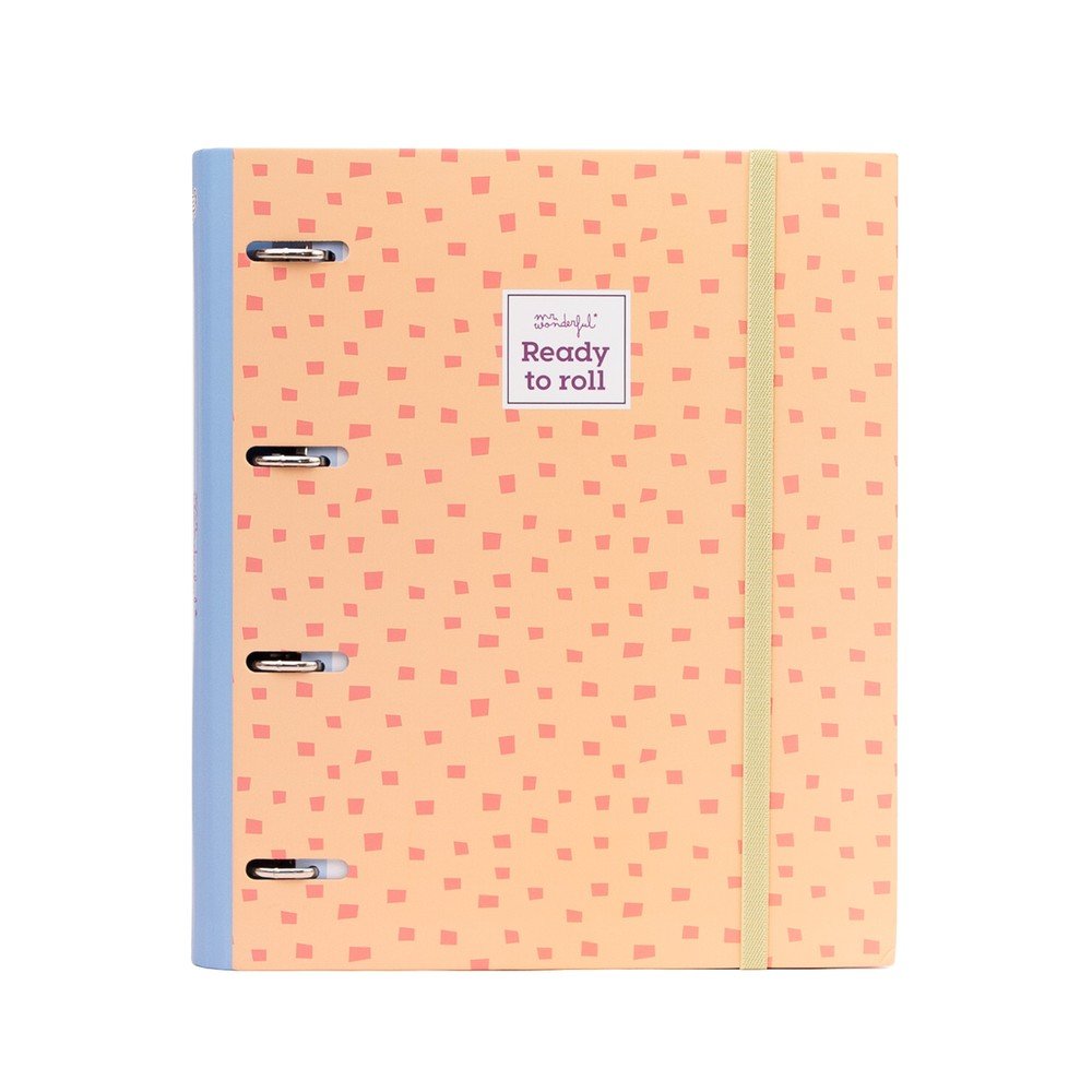 Carpeta con Anillas y Folios Erizo Ready to Roll MR Wonderful