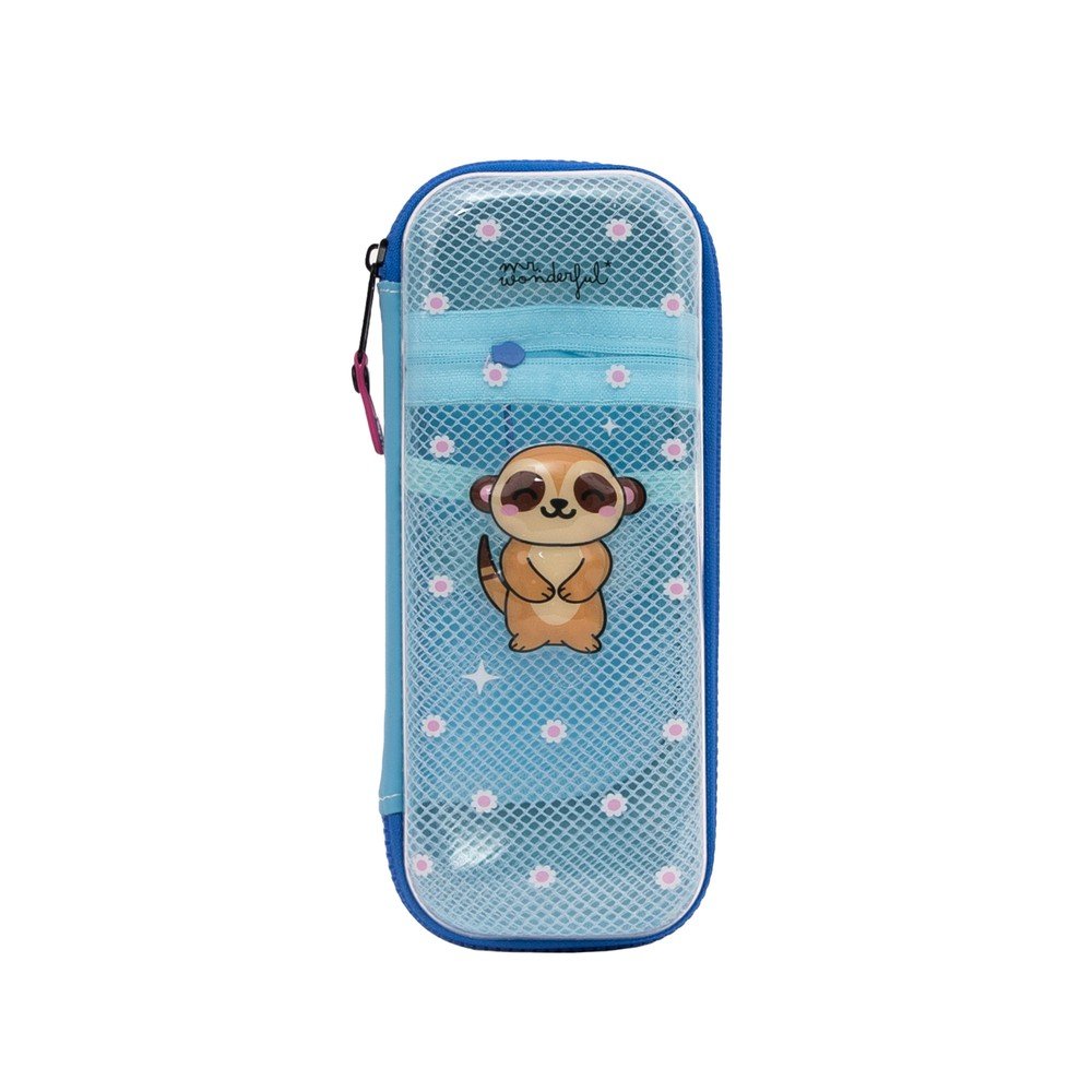 Estuche rígido con 3D y compartimento de rejilla Suricata MR Wonderful
