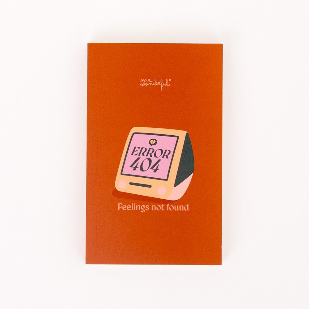 Cuaderno A5 240H liso Error 404 MR Wonderful Imagen principal del producto