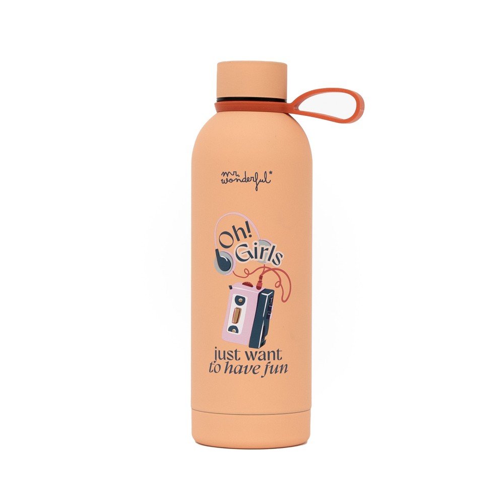 Botella térmica 550 ml Oh! Girls Just Want to Have Fun MR Wonderful Imagen principal del producto