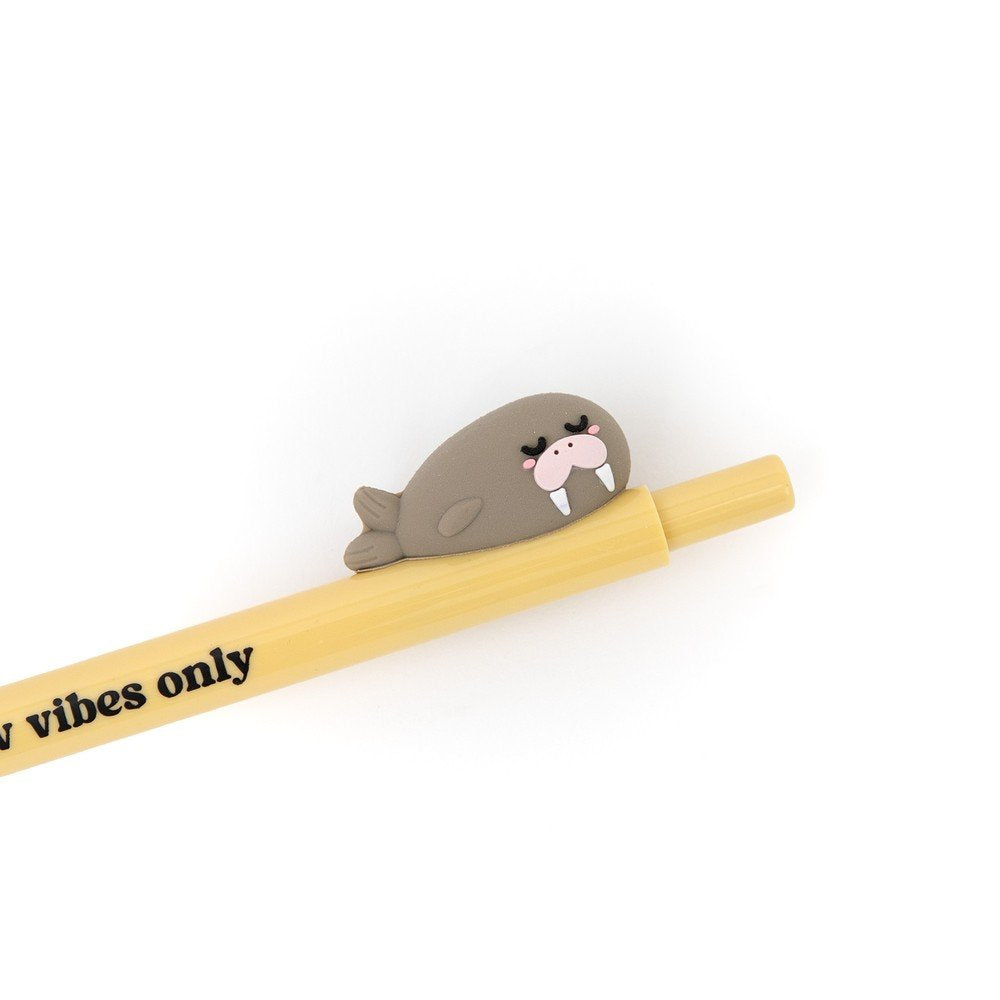 Expositor 12 bolígrafos 3D Lazy Morsa Mr Wonderful