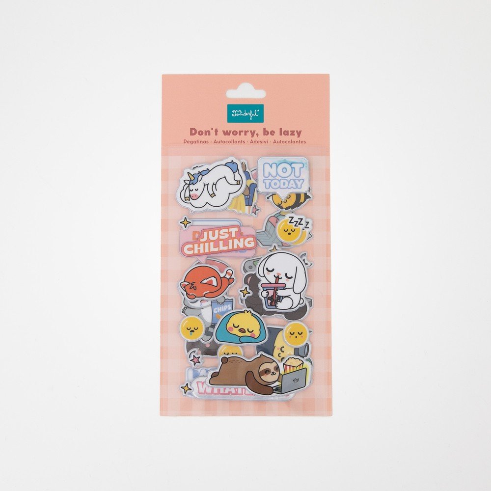 Set de Pegatinas Lazy Bo-bo Marca MR Wonderful Imagen principal del producto