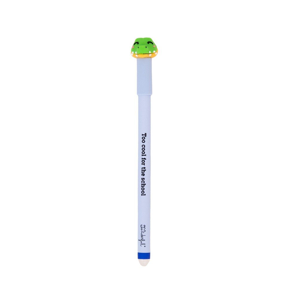 Boligrafo Borrable Bo-bo Cocodrilo Too Cool for the School Marca MR Wonderful Imagen principal del producto