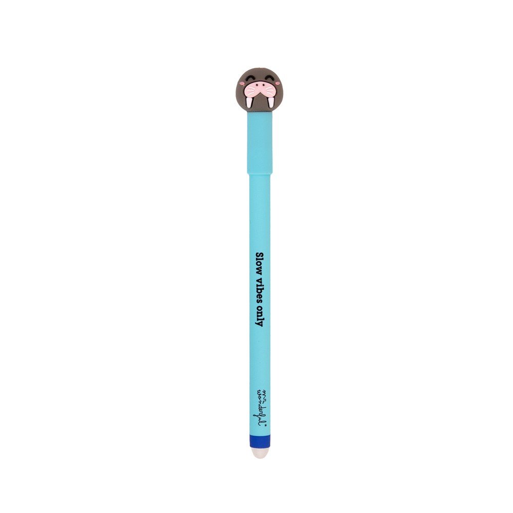 Boligrafo Borrable Bo-bo Morsa Slow Vibes Only Marca MR WONDERFUL