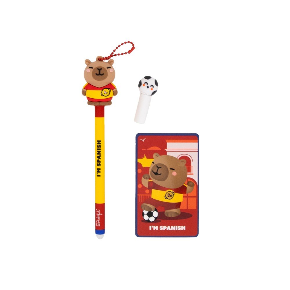 Bolígrafos borrables Capibaras Mr Wonderful, pack de 15