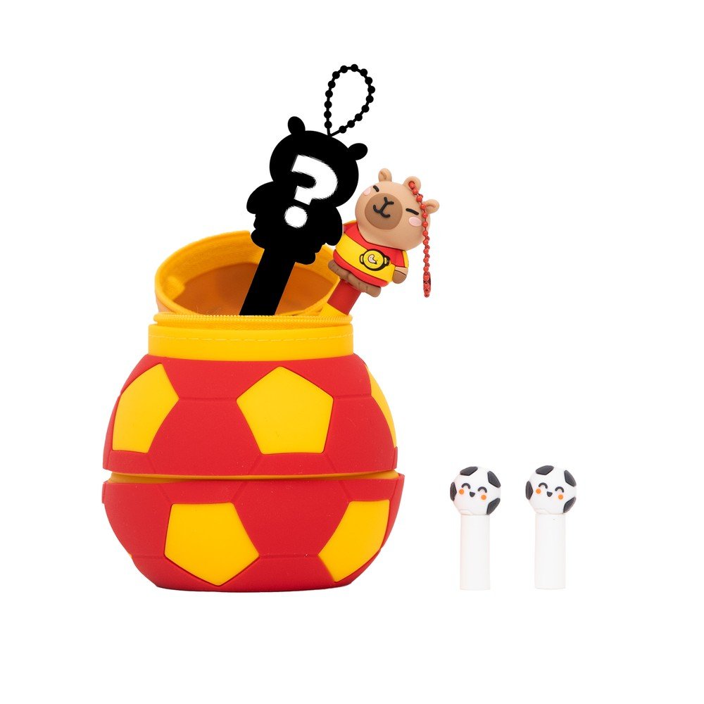 Portatodo extensible pelota Mr Wonderful + 2 bolígrafos