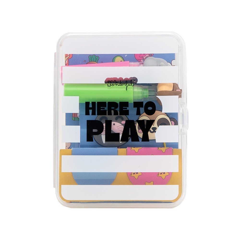 Kit para Decorar Tu Agenda Here to Play MR Wonderful Imagen principal del producto