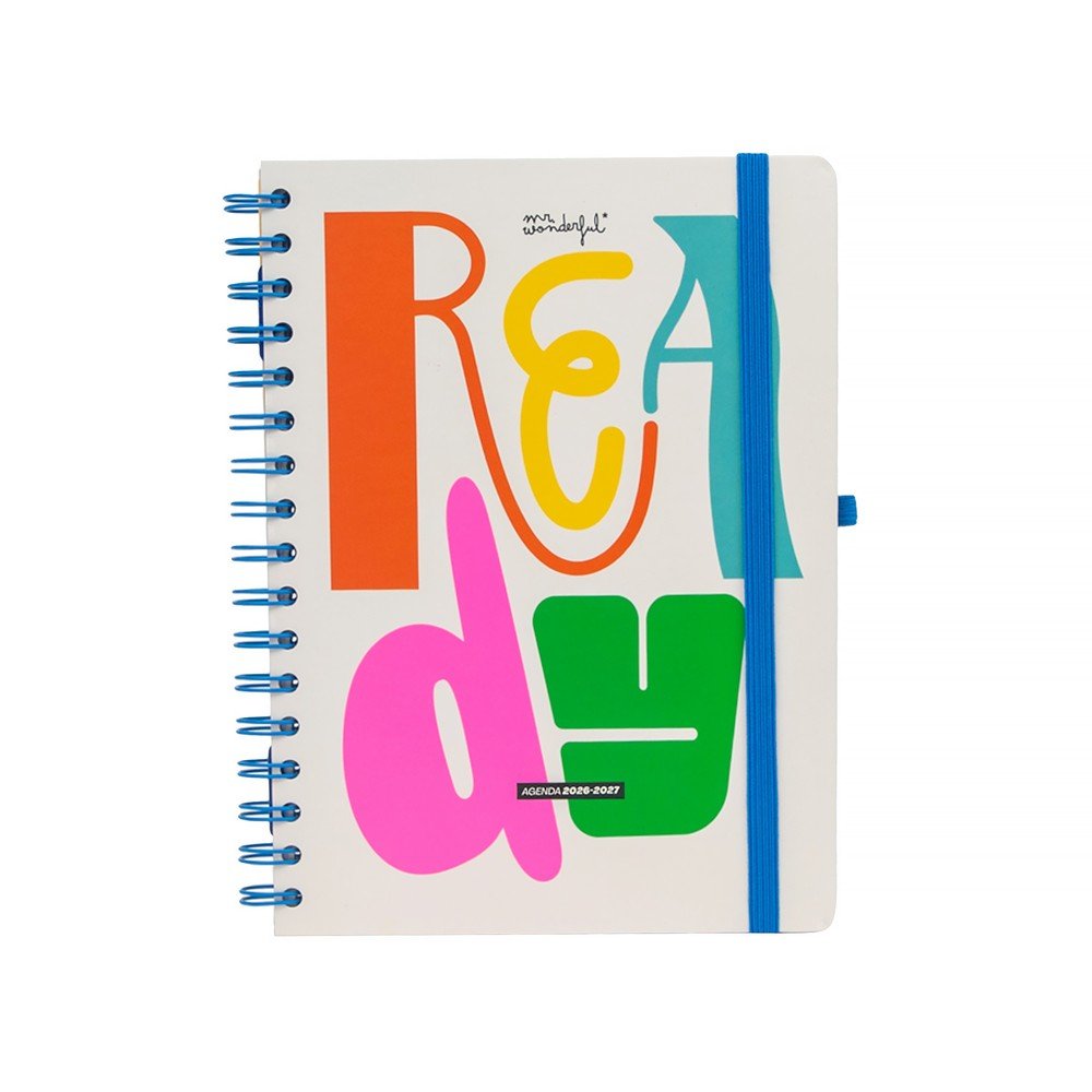 Agenda escolar 2026-2027 Semana vista Ready MR Wonderful Agendas Imagen principal del producto