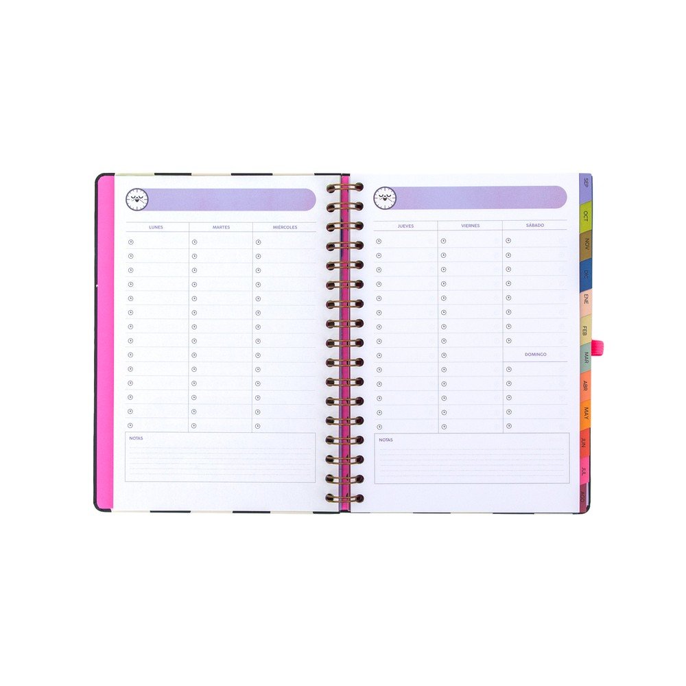 Agenda Escolar 2026-2027 Semana Vista Mr Wonderful