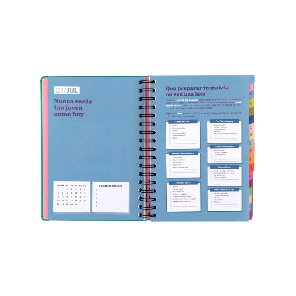 Agenda Escolar 2026-2027 Mr Wonderful Semana Vista