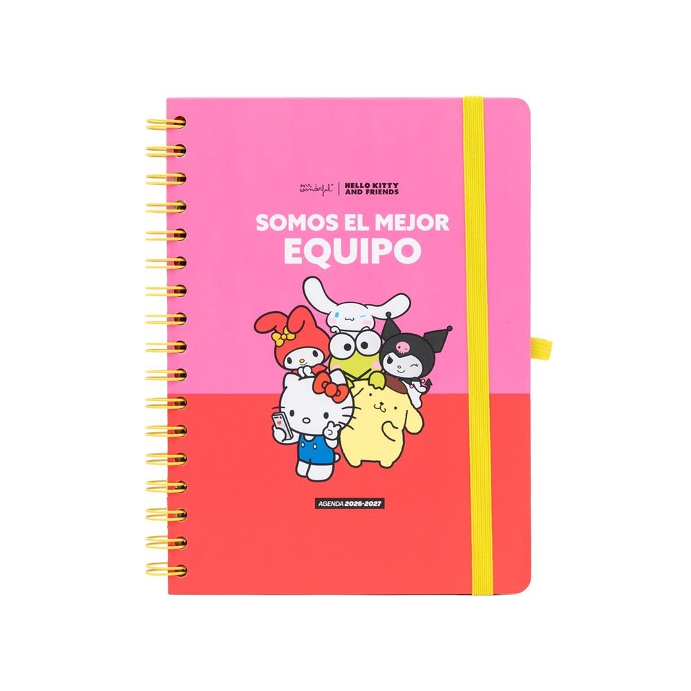 Agenda escolar 2026-2027 Hello Kitty & Friends MR Wonderfull Agendas Imagen principal del producto
