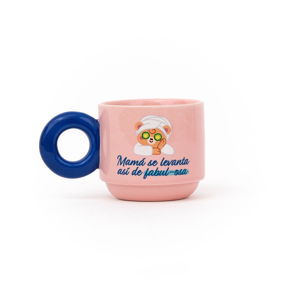 Taza Apilable Mama Se Levanta Asi de Fabulosa Imagen principal del producto