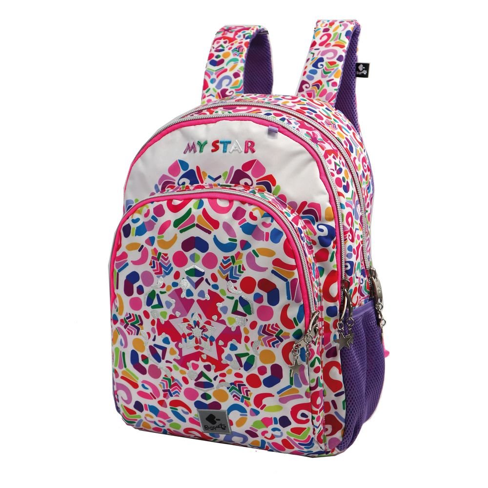 MOCHILA ESCOLAR GRANDE DOBLE ADAPTABLE MY STAR | BUSQUETS