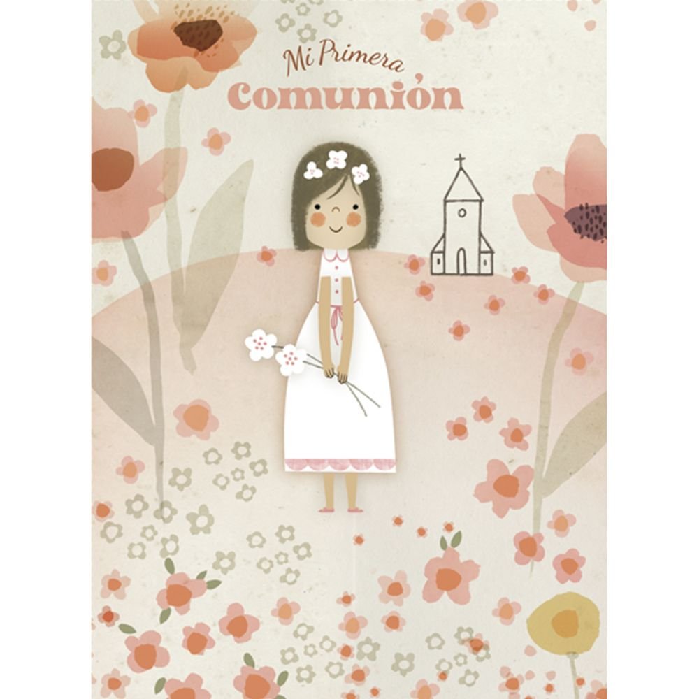 Libro de Mi Primera Comunión Niña Flores Busquets
