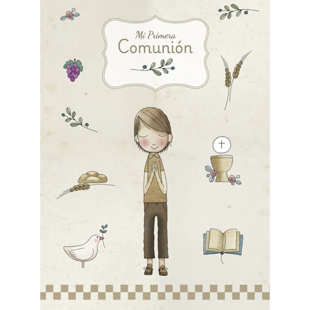 Libro de Mi Primera Comunión Niño Flores Busquets