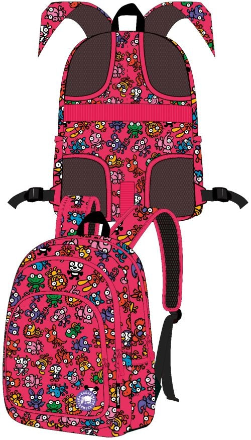 Mochila escolar triple Pitikis Moon adapt. carro Kukuxumu Imagen principal del producto