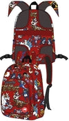 Mochila escolar Kukuxumusu con carro adapt. para niños