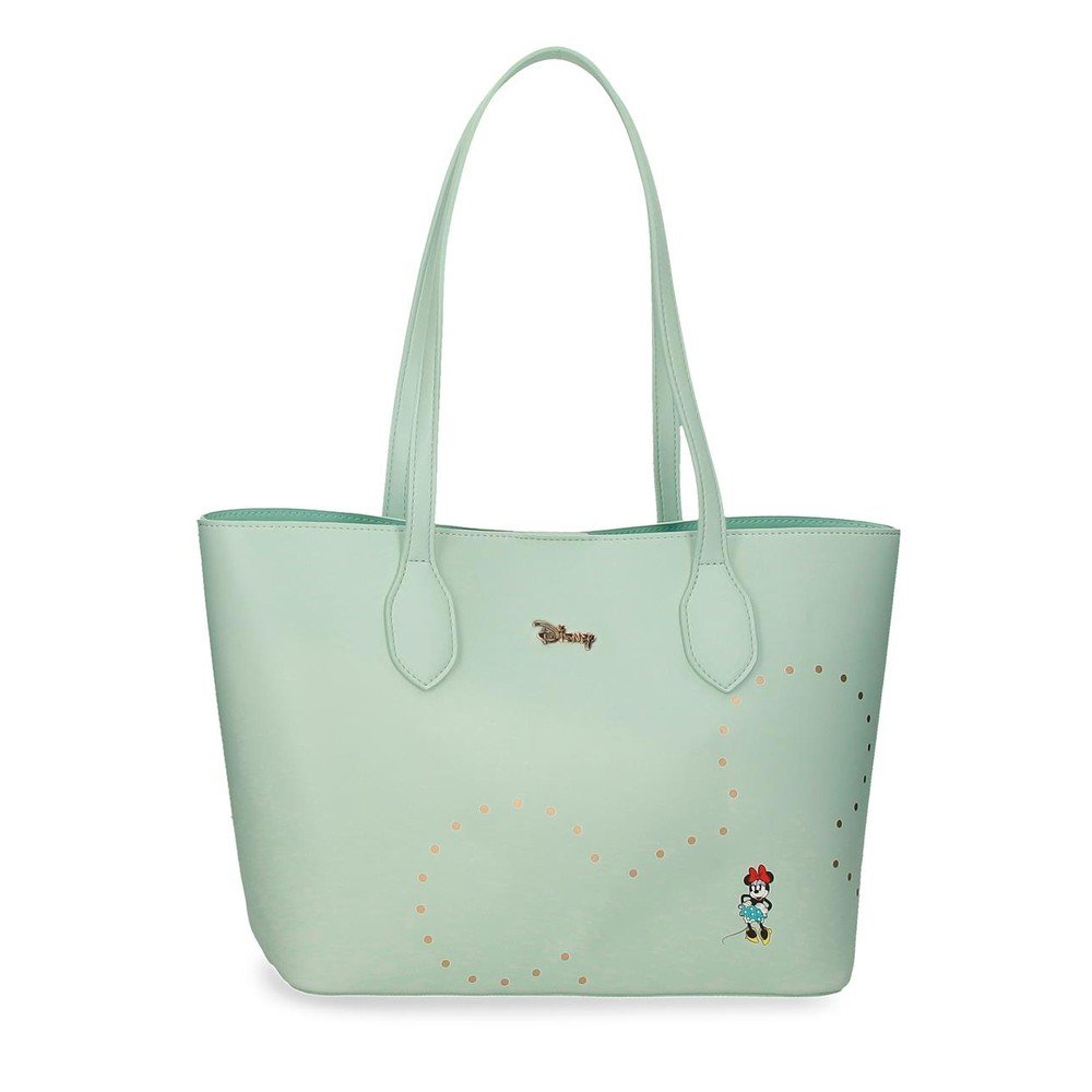 Bolso Tote Luxe Minnie Verde Turquesa JOUMMA Moda Licencias Imagen principal del producto