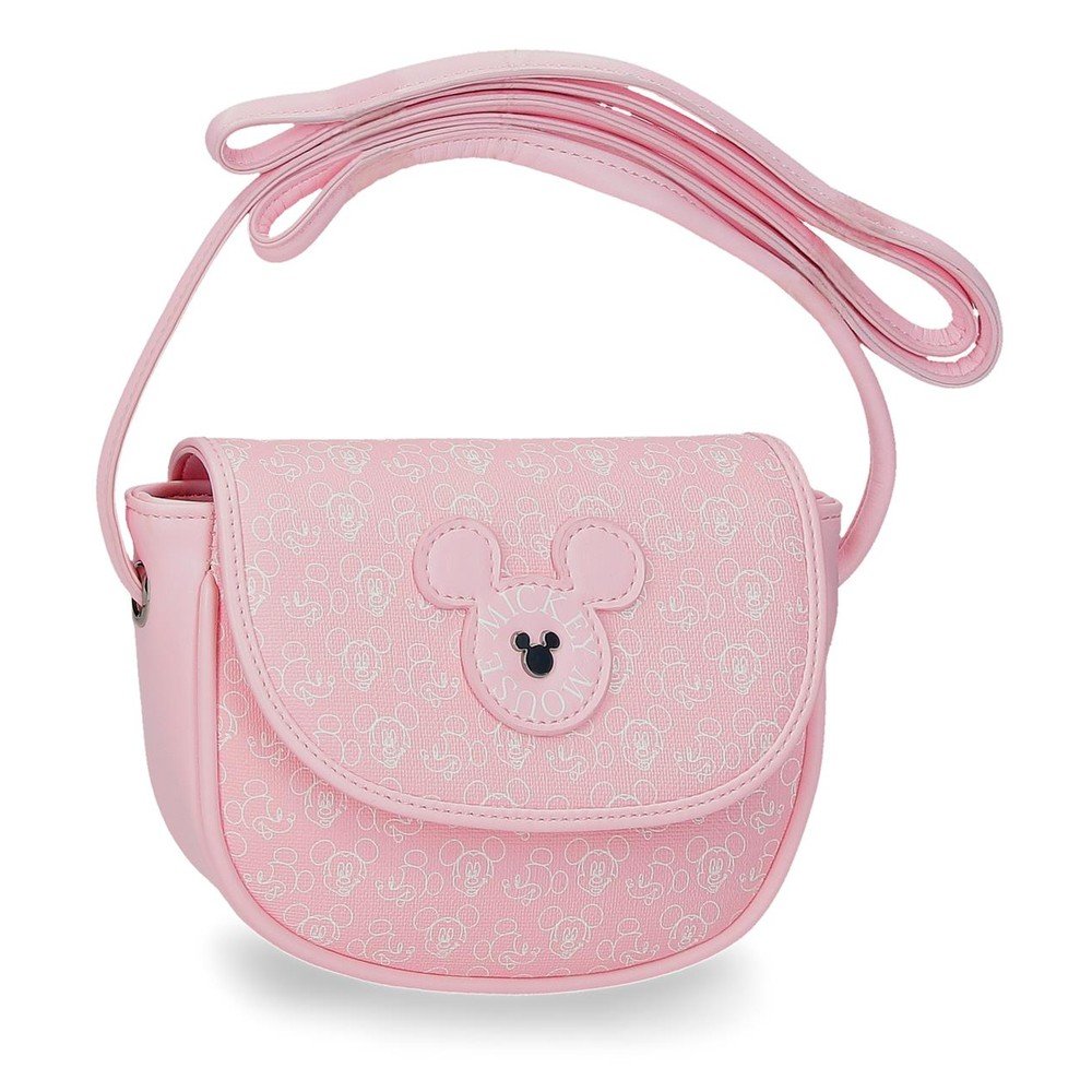 Bandolera pequeña con solapa Cloudline Mickey Nude JOUMMA Moda Licencias