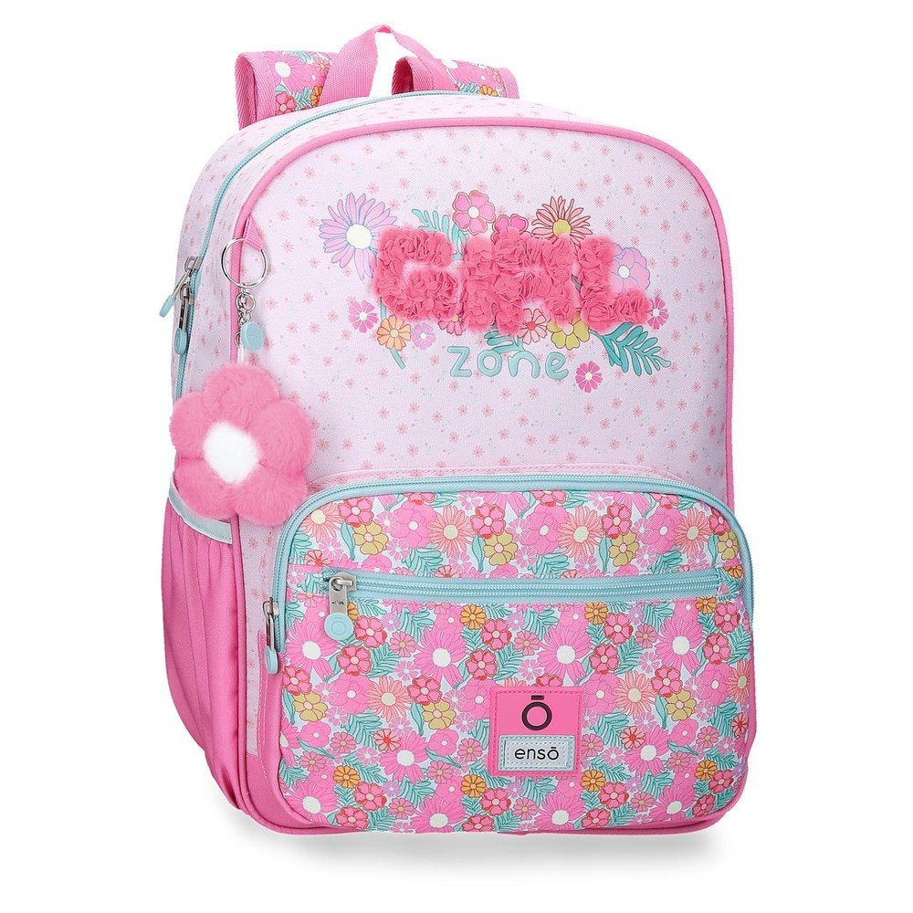 Mochila Juvenil Enso Girl Zone 38 cm Adapt a Carro Rosa Marca Enso