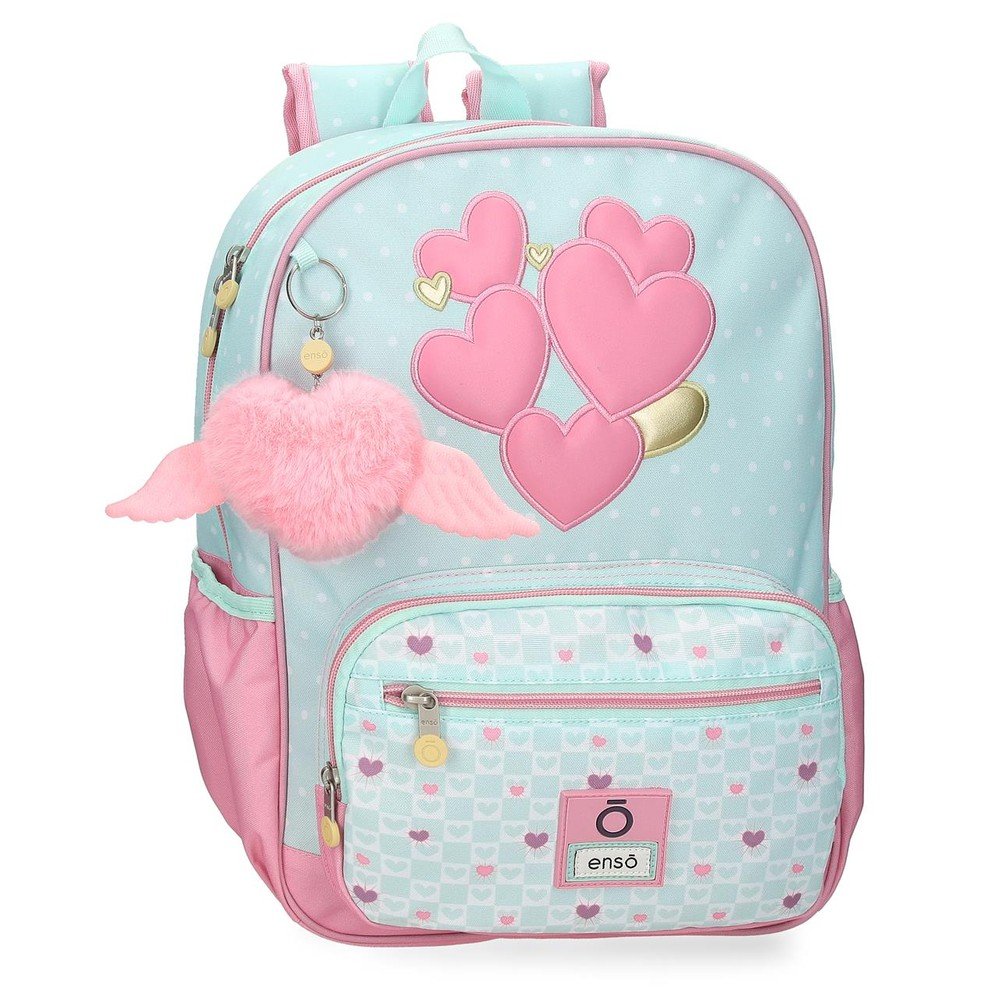 Mochila Infantil Enso Hearts 38 cm Adapt a Carro Marca Enso