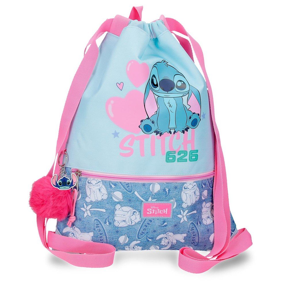 Saco de Cuerdas con Cremallera Stitch Hearts JOUMMA BAGS Licencias
