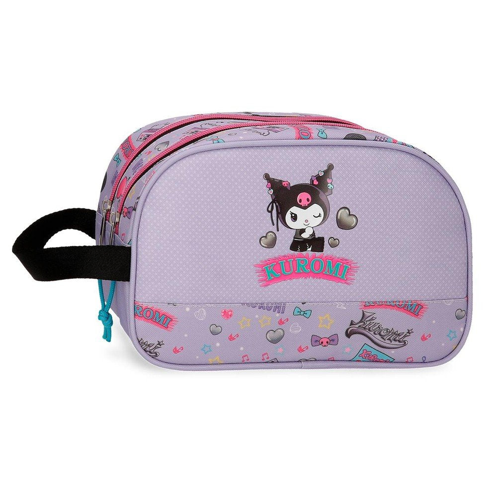 Neceser Doble con Asa Adaptable Kuromi Retropop Joumma Bags Licencias