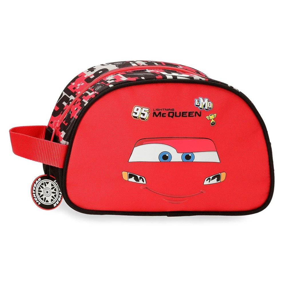 Neceser redondo adaptable con asa Cars McQueen rojo JOUMMA BAGS Licencias Imagen principal del producto