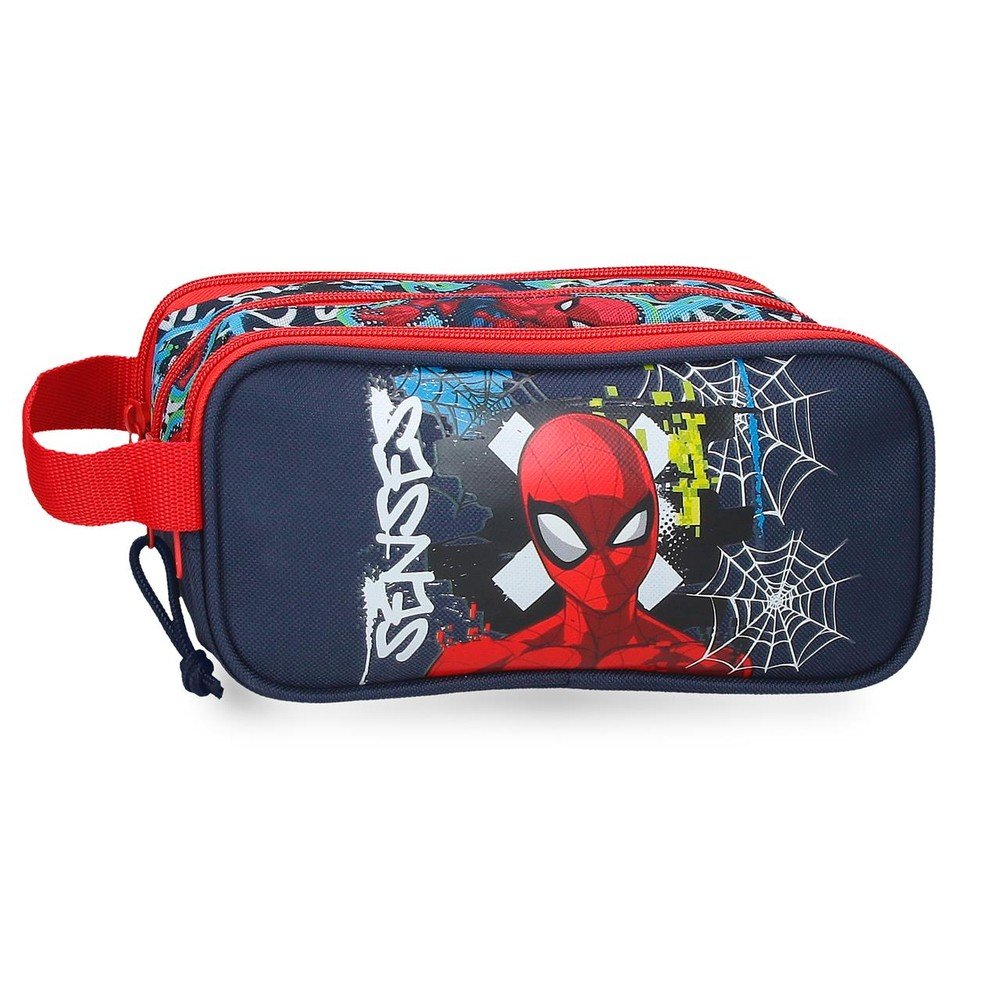 Estuche Triple Rectangular Asa Spiderman Joumma Bags Licencias