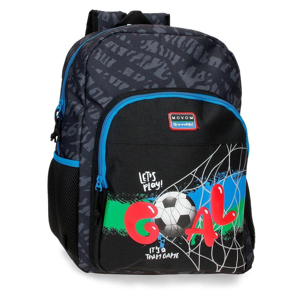 Mochila escolar Offside negro adapt 40x30 JOUMMA MOVOM