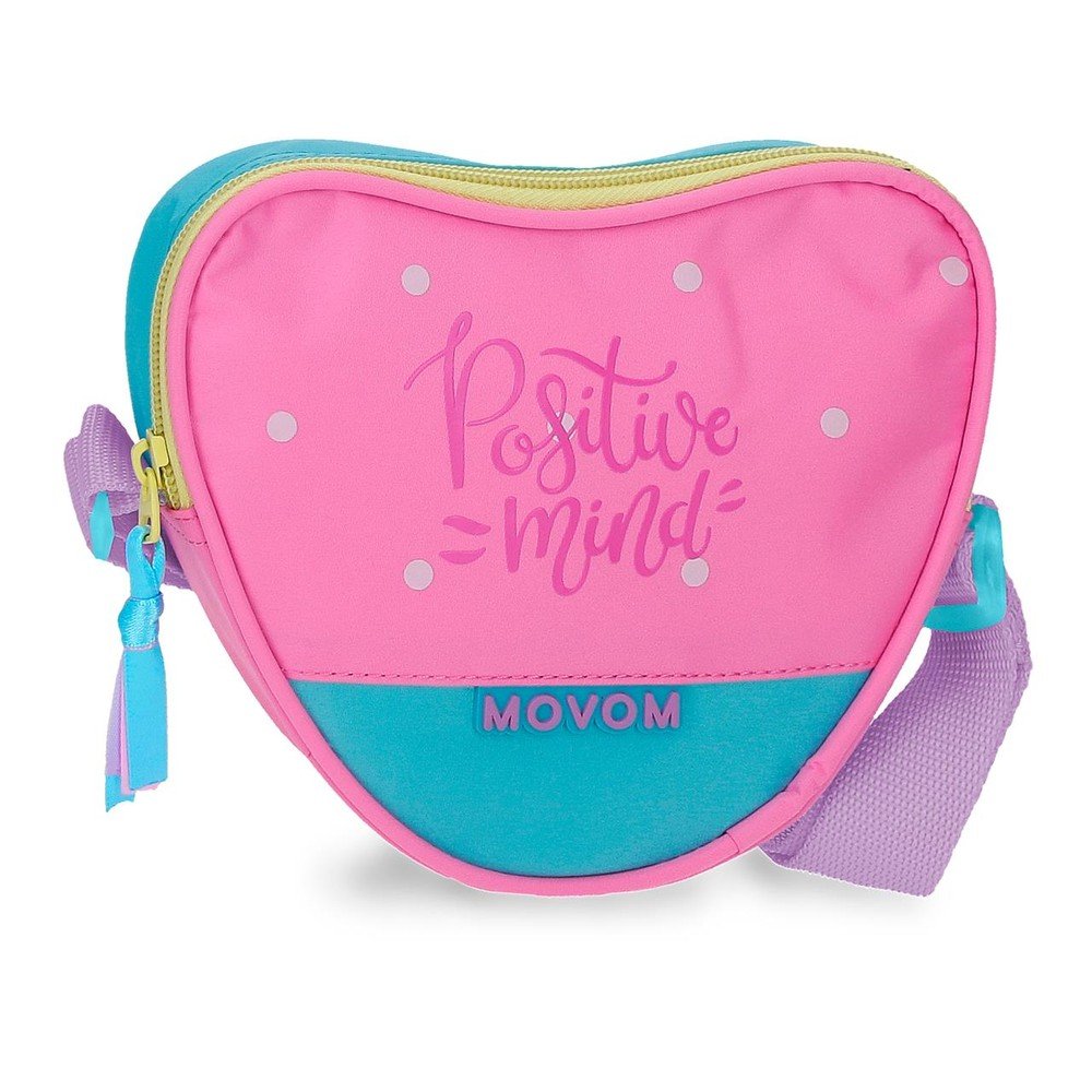 Bandolera Movom Block rosa - Diseño infantil