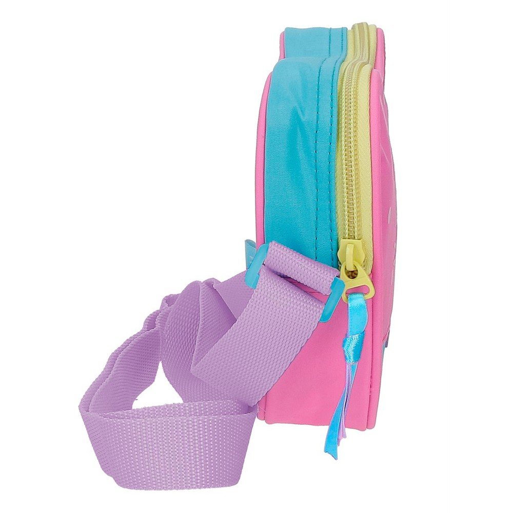 Bandolera Movom Block rosa - Diseño infantil