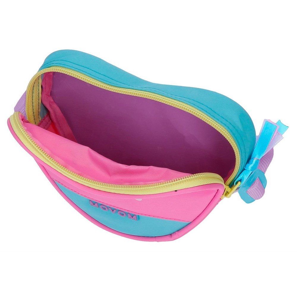 Bandolera Movom Block rosa - Diseño infantil
